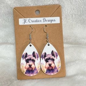 Schnauzer Earrings